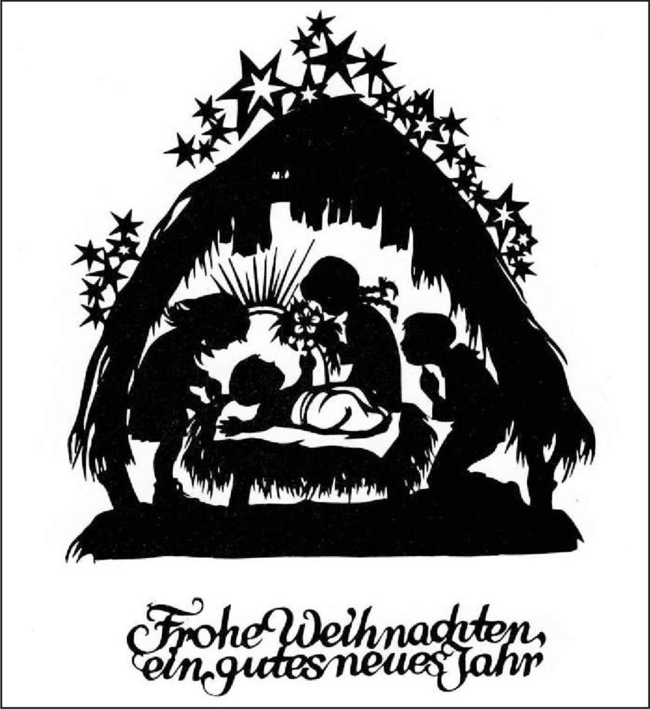 Besuch an der Krippe: Werk von E. Emmler. | Foto: Stadt Pirmasens/frei Besuch an der Krippe: Werk von E. Emmler. | Foto: Stadt Pirmasens/frei