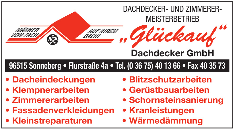 „Glückauf“ Dachdecker GmbH „Glückauf“ Dachdecker GmbH