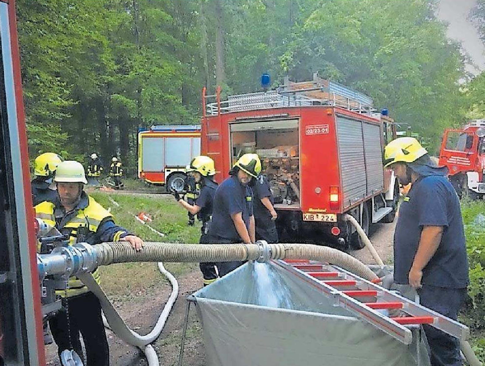 Die Waldbrandgefahr steigt. Dem trägt die Feuerwehr der VG Nordpfälzer Land schon seit längerer Zeit Rechnung. Das Bild entstand bei einer Waldbrand-Übung in Winterborn.ARCHIVFOTO: SCHLEMMER Die Waldbrandgefahr steigt. Dem trägt die Feuerwehr der VG Nordpfälzer Land schon seit längerer Zeit Rechnung. Das Bild entstand bei einer Waldbrand-Übung in Winterborn.ARCHIVFOTO: SCHLEMMER