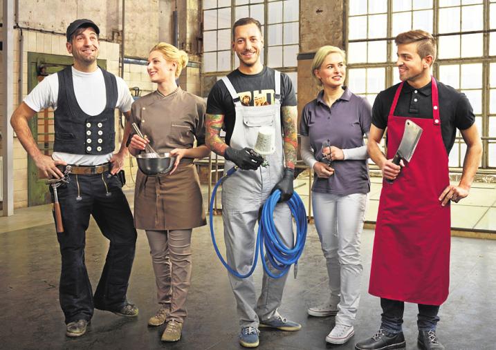 Äußerst vielfältig: Das Handwerk bietet mit über 100 verschiedenen Berufen für jeden etwas. Foto: Deutscher Handwerkskammertag