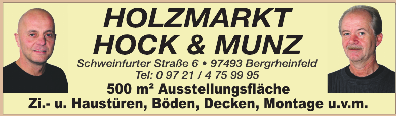 Holzmarkt Hock & Munz Holzmarkt Hock & Munz