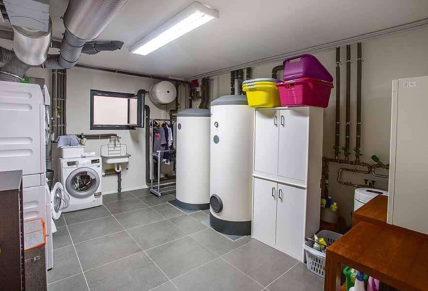 Der Technikraum ist die Schaltzentrale des Fertighauses. Er wird gerne im Keller untergebracht. Foto: BDF/WeberHaus Der Technikraum ist die Schaltzentrale des Fertighauses. Er wird gerne im Keller untergebracht. Foto: BDF/WeberHaus