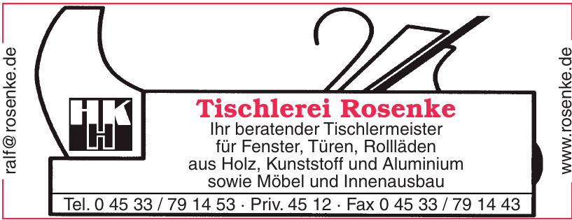 Tischlerei Rosenke Tischlerei Rosenke