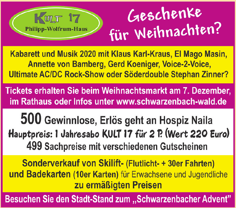 Stadt Schwarzenbach a. Wald Stadt Schwarzenbach a. Wald