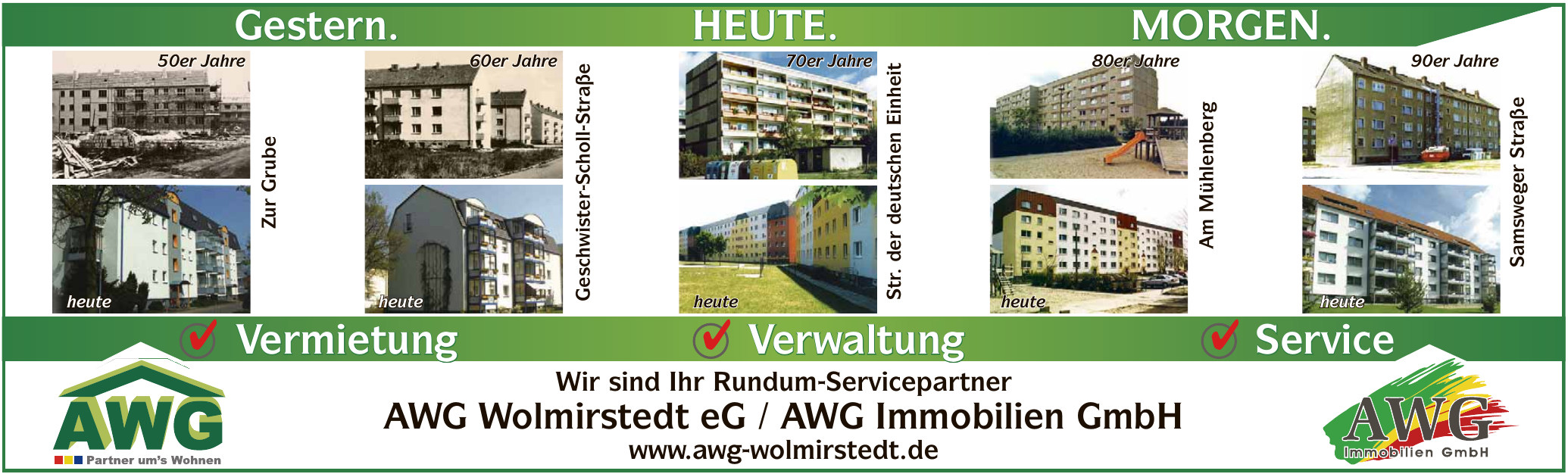 AWG Wolmirstedt eG / AWG Immobilien GmbH AWG Wolmirstedt eG / AWG Immobilien GmbH