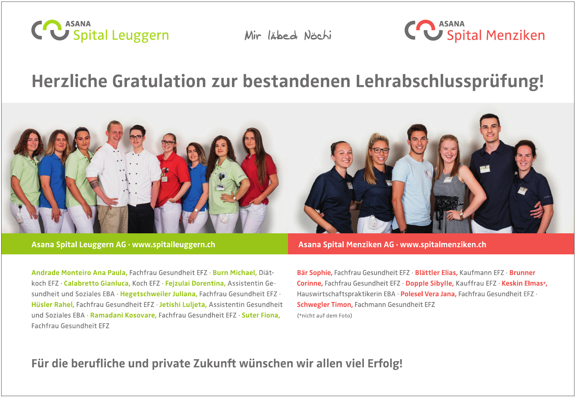 Asana Spital Leuggern AG Asana Spital Leuggern AG