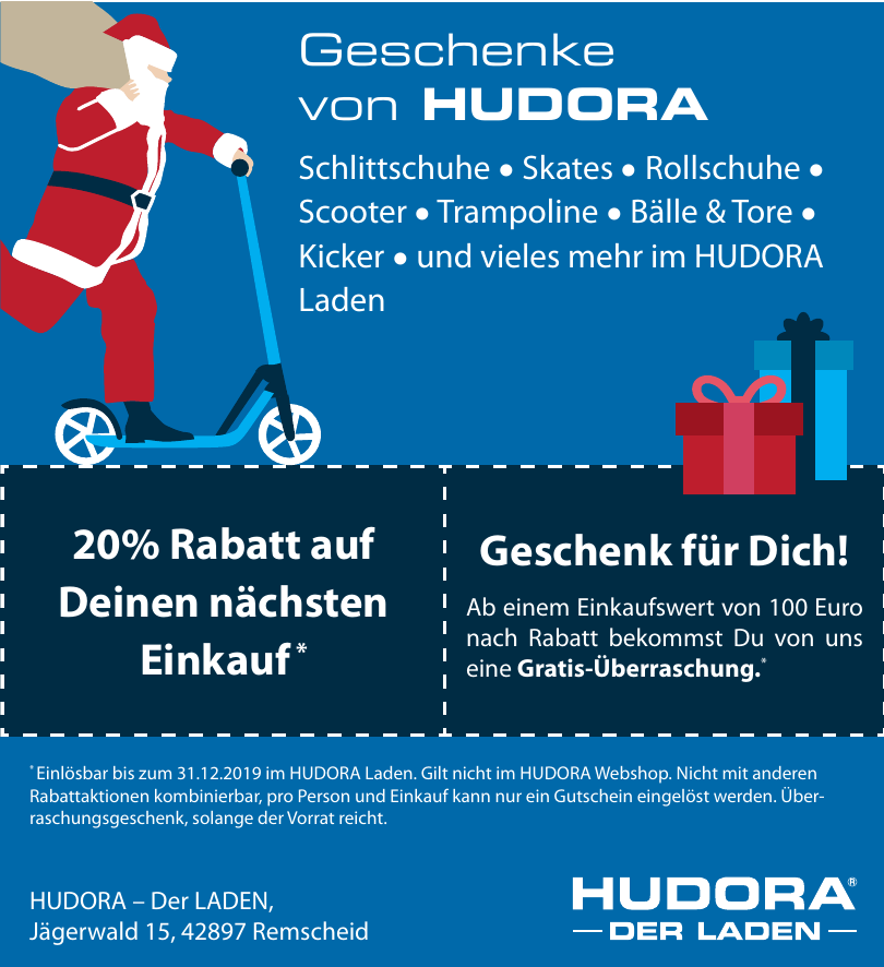 Hudora - Der Laden Hudora - Der Laden