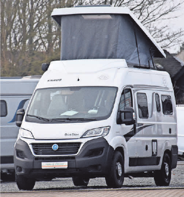 Den Knaus-Kastenwagen Box-Star gibt es auch mit Faltdach. Den Knaus-Kastenwagen Box-Star gibt es auch mit Faltdach.