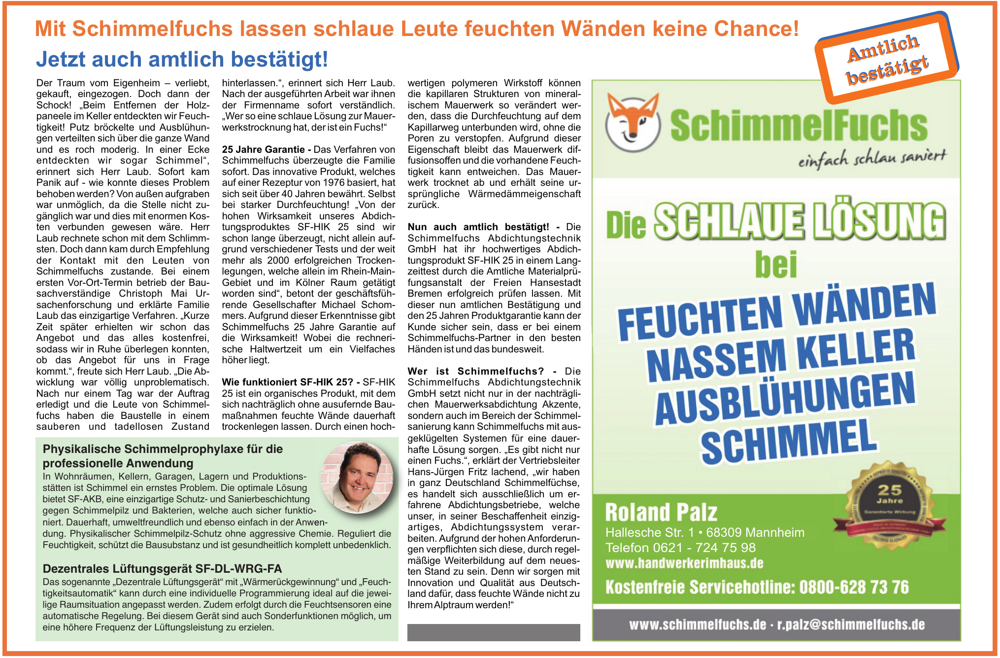 Schimmelfuchs Roland Palz Schimmelfuchs Roland Palz