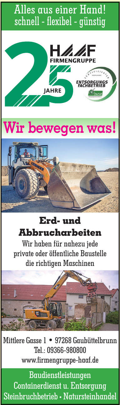 Haaf Baudienstleistungen Haaf Baudienstleistungen