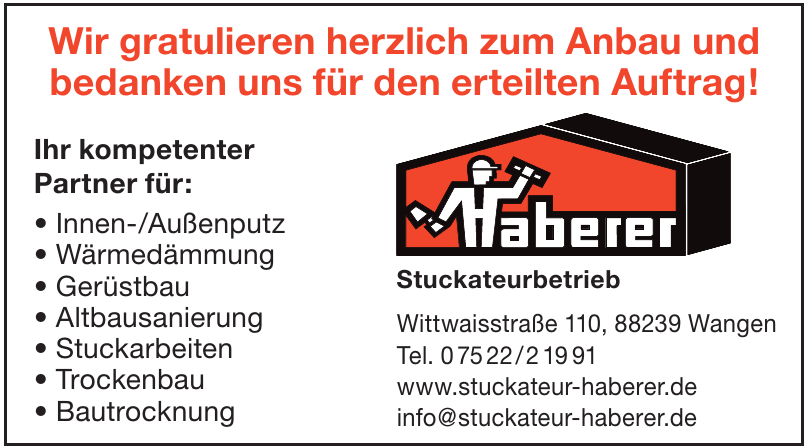 Haberer Stuckateurbetrieb Haberer Stuckateurbetrieb