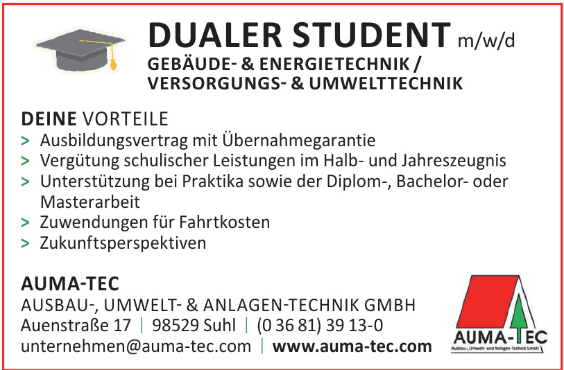 AUMA-TEC Ausbau-, Umwelt- und Anlagen-Technik GmbH AUMA-TEC Ausbau-, Umwelt- und Anlagen-Technik GmbH