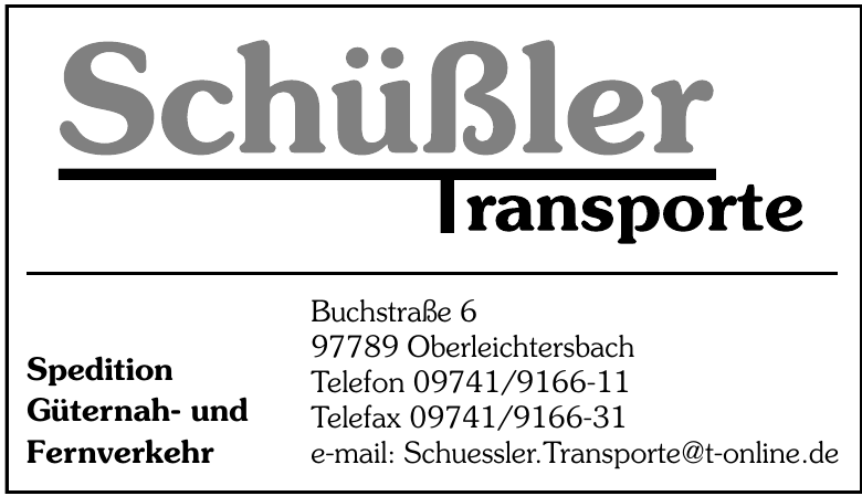 Schüßler Transporte Schüßler Transporte