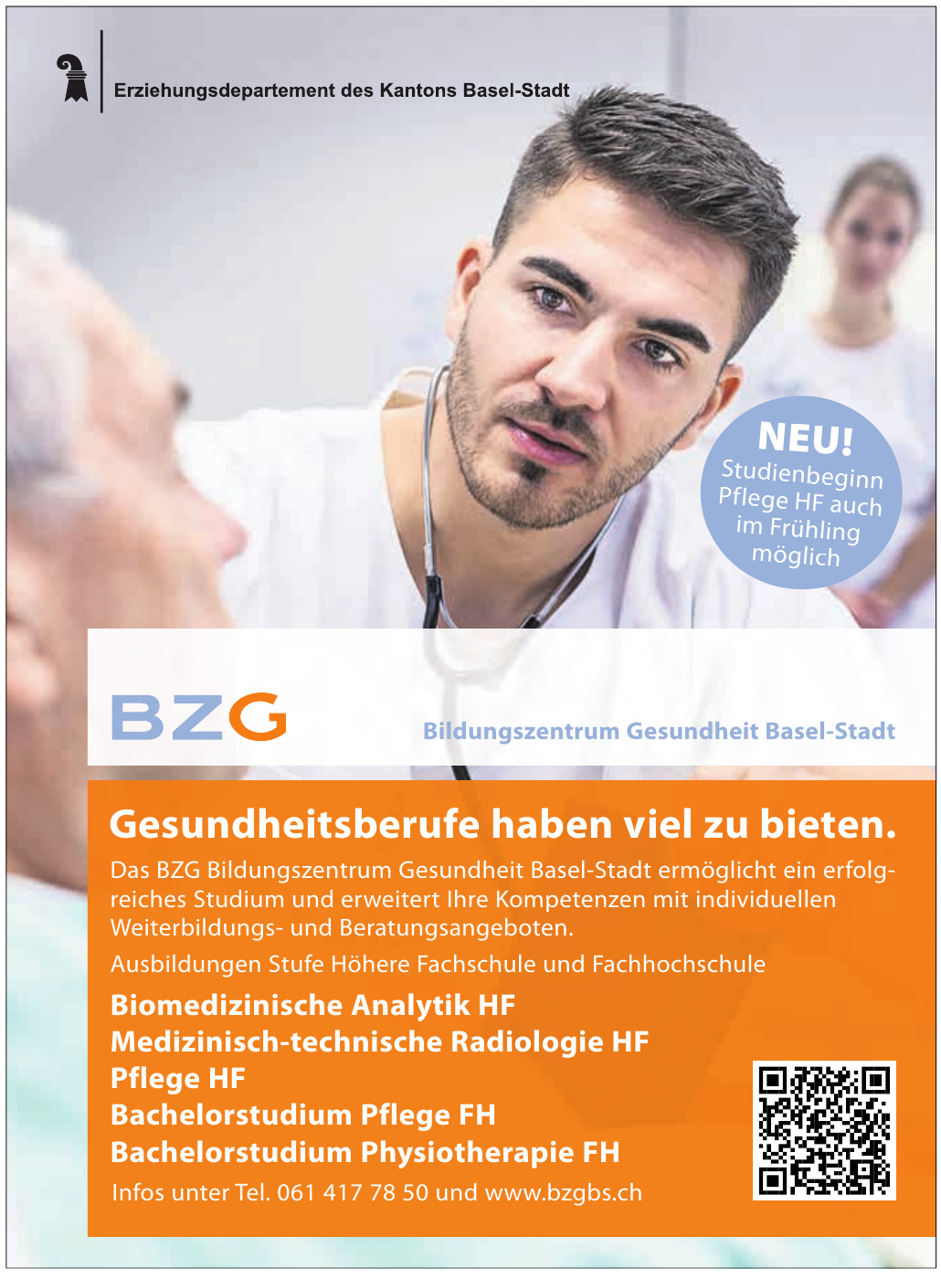 BZG Bildungszentrum Gesundheit Basel-Stadt BZG Bildungszentrum Gesundheit Basel-Stadt