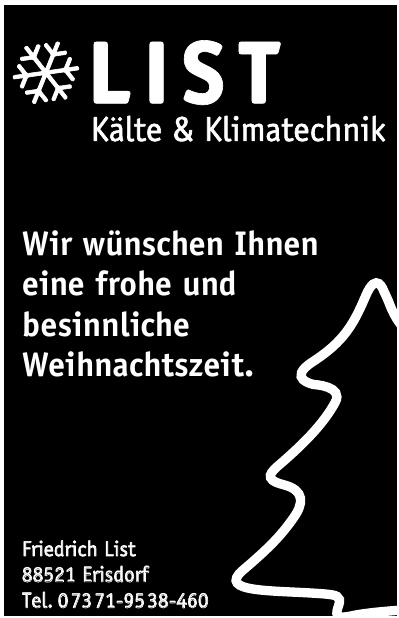 List Kälte & Klimatechnik List Kälte & Klimatechnik
