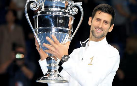 Novak Djokovic. Keiner kommt zurzeit an ihm vorbei. Die Rückkehr zum alten Team war seine beste Entscheidung im vergangenen Jahr. Foto: Jürgen Hasenkopf
