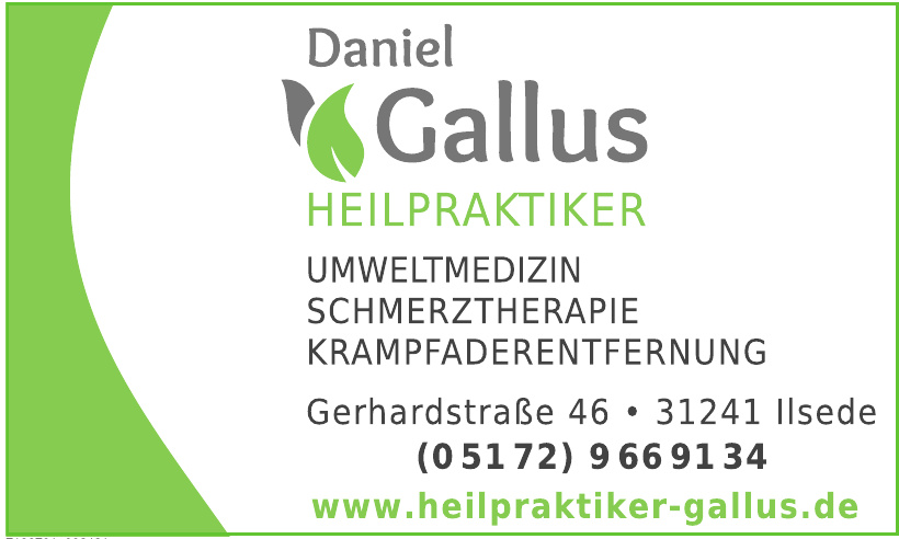 Daniel Gallus Heilpraktiker Daniel Gallus Heilpraktiker