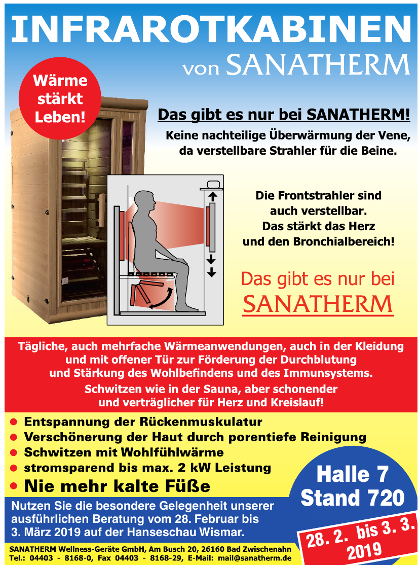 Sanatherm Wellness-Geräte GmbH Sanatherm Wellness-Geräte GmbH