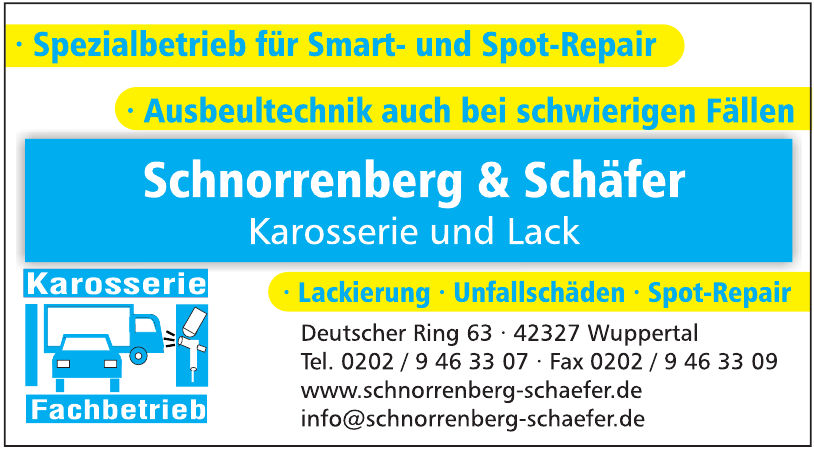 Schnorrenberg & Schäfer Karosserie und Lack Schnorrenberg & Schäfer Karosserie und Lack