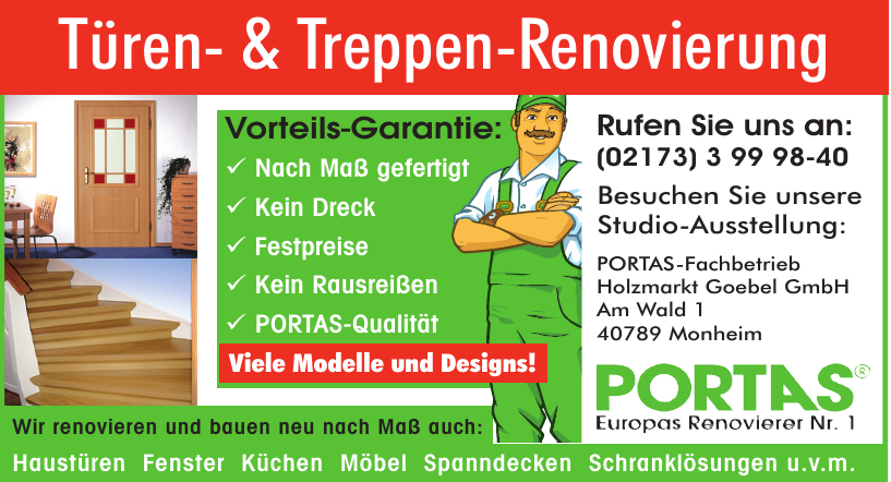 Portas-Fachbetrieb Holzmarkt Goebel GmbH Portas-Fachbetrieb Holzmarkt Goebel GmbH