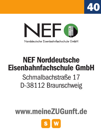 NEF Norddeutsche Eisenbahnfachschule GmbH NEF Norddeutsche Eisenbahnfachschule GmbH