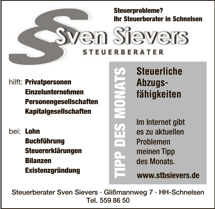 Steuerberater Sven Sievers