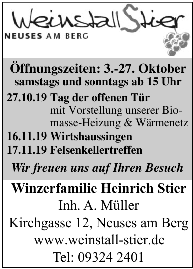 Winzerfamilie Heinrich Stier Winzerfamilie Heinrich Stier