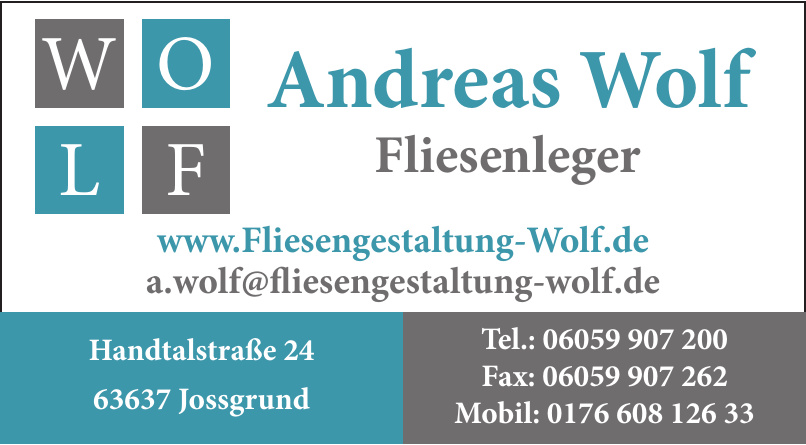 Andreas Wolf Fliesenleger