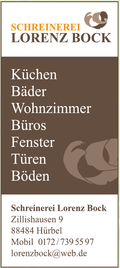 Schreinerei Lorenz Bock Schreinerei Lorenz Bock