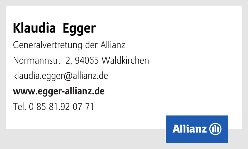 Klaudia Egger Generalvertretung der Allianz
