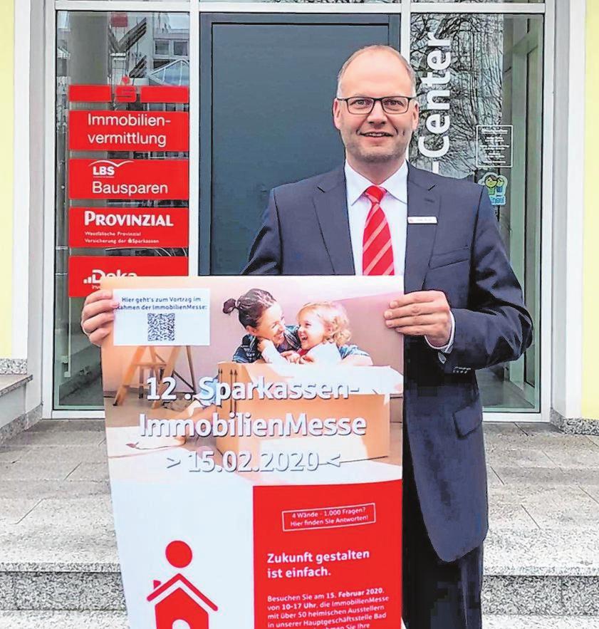 Maik Beuter, Leiter des Immobilien-Centers der Sparkasse Wittenstein, ist mit seinem Team einschlägig in die intensiven Vorbereitungen eingebunden. Foto: Sparkasse Maik Beuter, Leiter des Immobilien-Centers der Sparkasse Wittenstein, ist mit seinem Team einschlägig in die intensiven Vorbereitungen eingebunden. Foto: Sparkasse