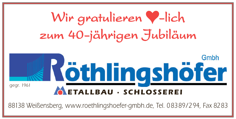 Röthlingshöfer GmbH Röthlingshöfer GmbH