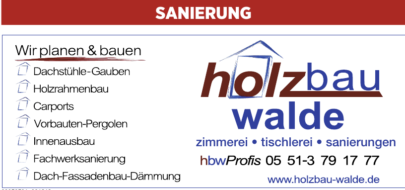 Holzbau Walde Holzbau Walde
