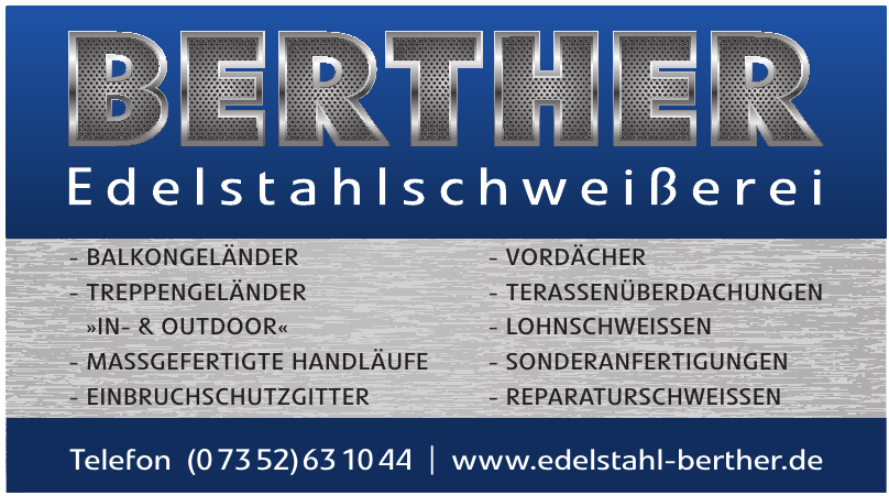Berther Edelstahlschweißerei Berther Edelstahlschweißerei