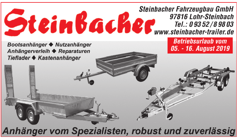 Steinbacher Fahrzeugbau GmbH Steinbacher Fahrzeugbau GmbH