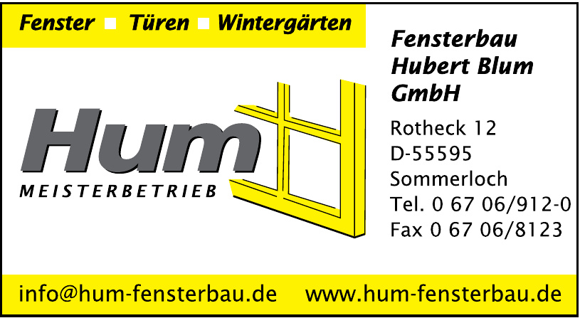 Fensterbau Hubert Blum GmbH