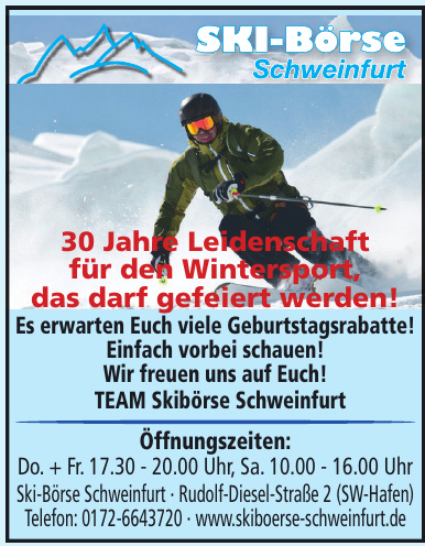 Ski-Börse Schweinfurt Ski-Börse Schweinfurt