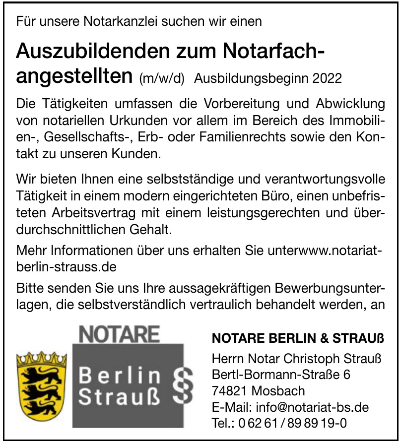 Notare Berlin & Strauß