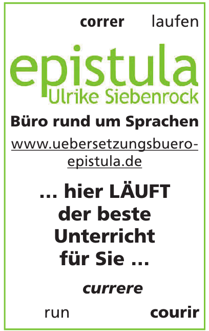 Epistula Ulrike Siebenrock Epistula Ulrike Siebenrock