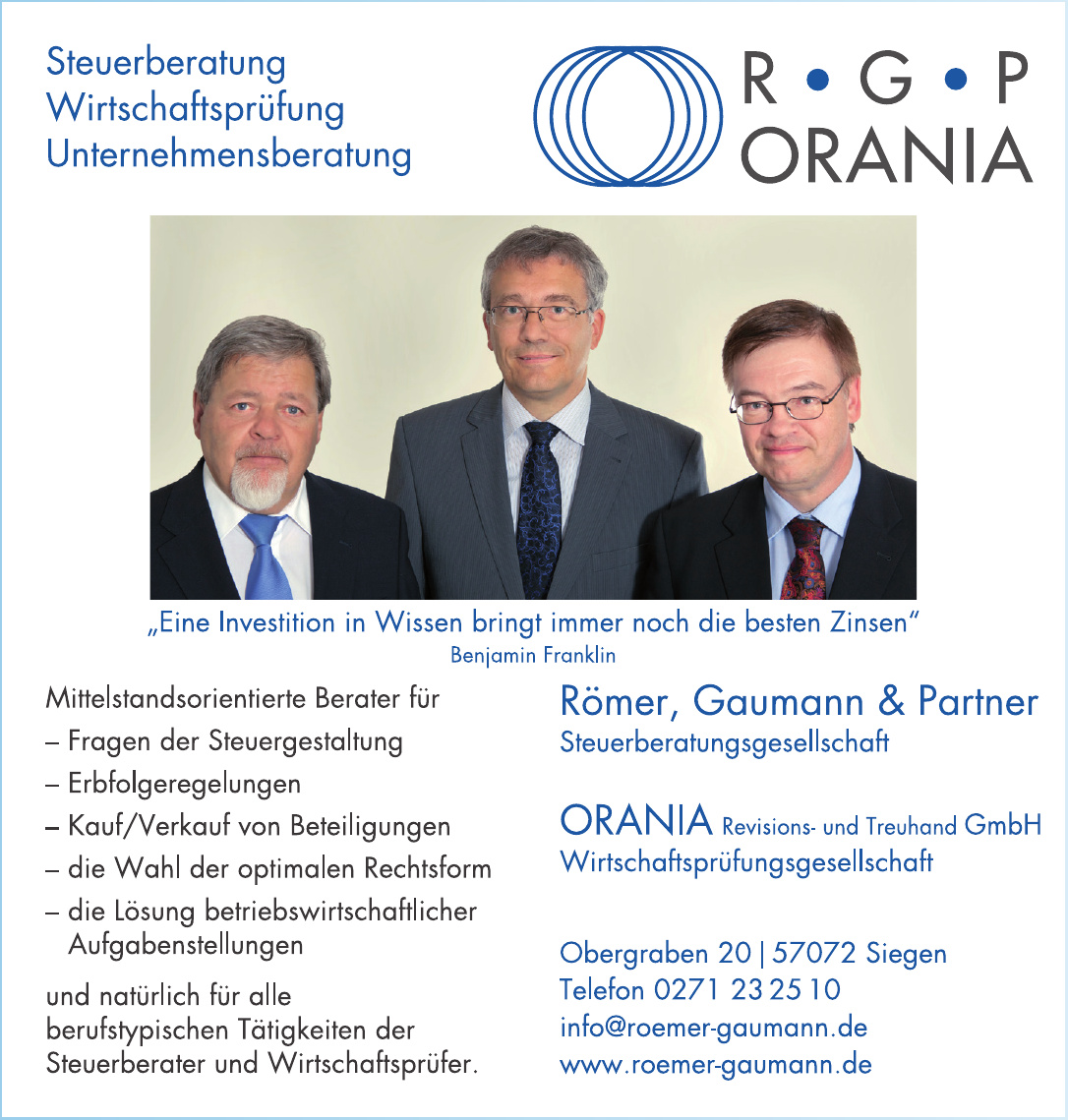 Römer, Gaumann & Partner Römer, Gaumann & Partner