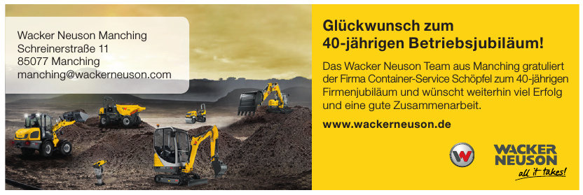 Wacker Neuson Manching Wacker Neuson Manching