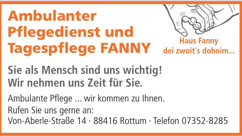 Haus Fanny Ambulanter Pflegedienst Haus Fanny Ambulanter Pflegedienst