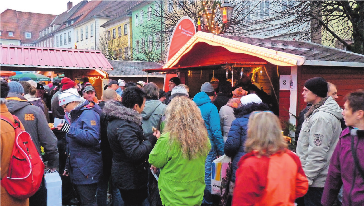 Herzlich willkommen zum Gänselieschen Glühweinmarkt in Hildburghausen. Foto: Archiv/Werbering Herzlich willkommen zum Gänselieschen Glühweinmarkt in Hildburghausen. Foto: Archiv/Werbering
