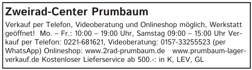 Zweirad-Center Prumbaum Zweirad-Center Prumbaum