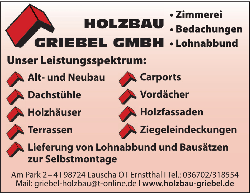 Holzbau Griebel GmBH Holzbau Griebel GmBH