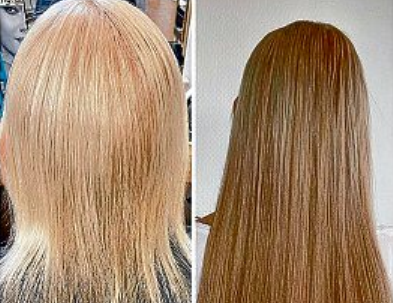 Beispiele aus dem Salon Stukenborg: Haarverlängerungen und Haarverdichtungen bei dünnem Haar und Balayage-Anwendungen mit natürlichem Farbverlauf.
