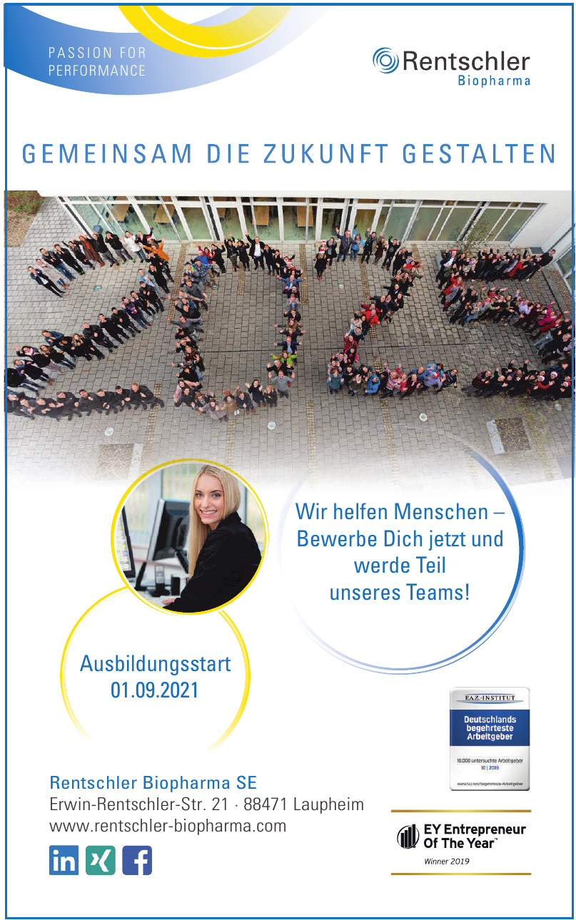 Rentschler Biopharma SE Rentschler Biopharma SE