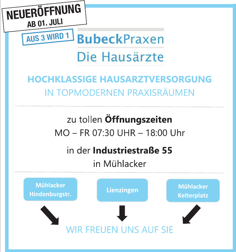 Aus drei mach eins: Startschuss für die hochmodernen BubeckPraxen in