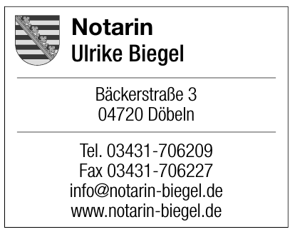 Notarin Ulrike Biegel Notarin Ulrike Biegel