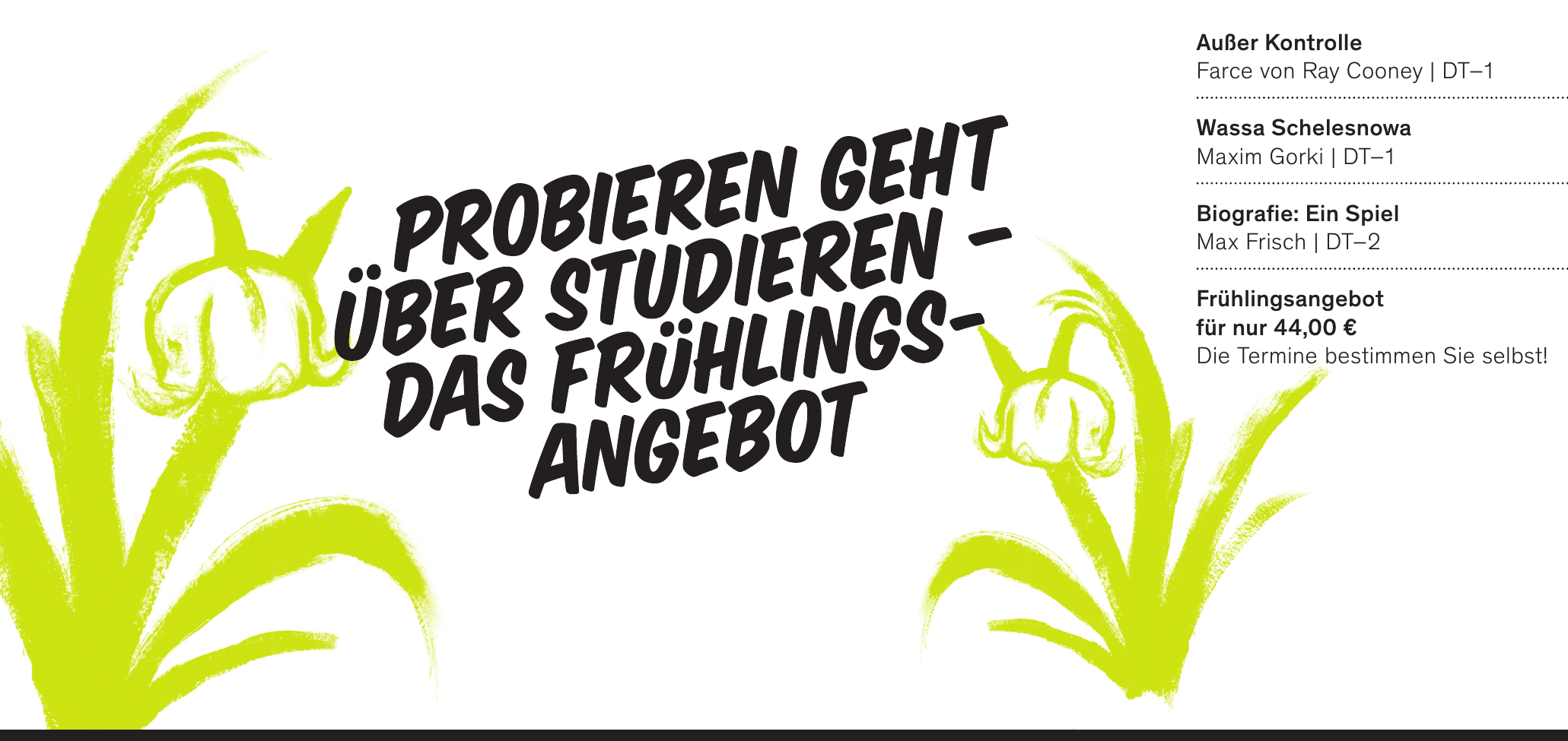 Das Frühlingsangebot Das Frühlingsangebot